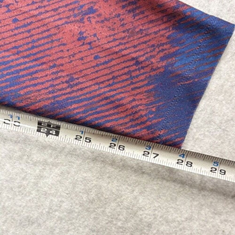 BCG Women’s Red Blue Geometric Print Leggings Athletic Pants
